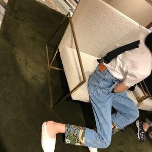 Jeans with floral details